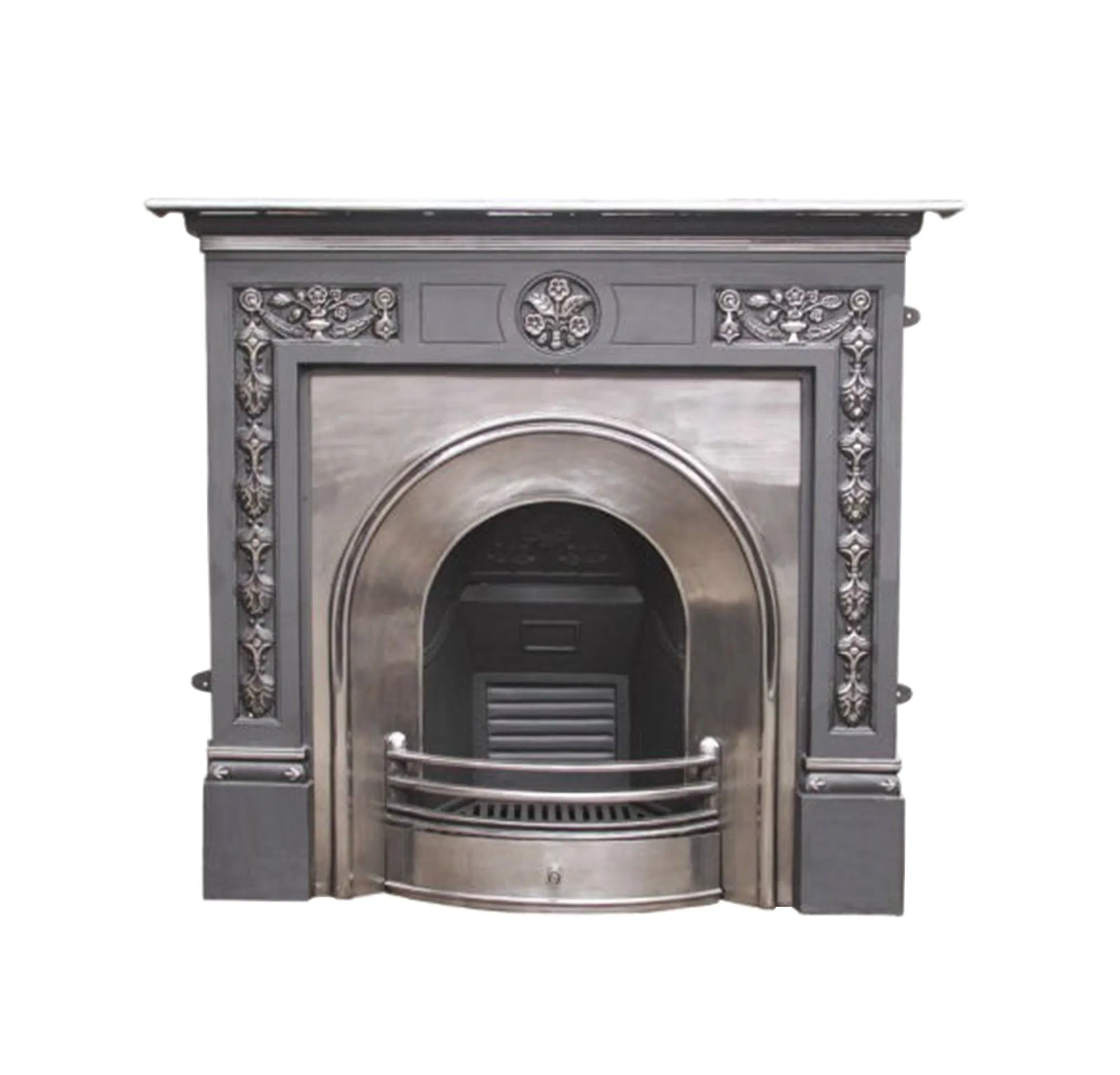 Modern Cast Iron Fire Basket Grate Fireplace Accessories