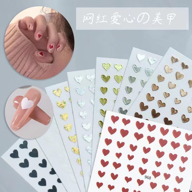 on Sale Popular Love Sweet Cool European Style Nail Sticker