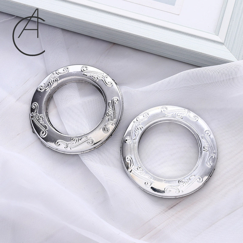 Custom Flower Art Circle Curtain Buckle Curtain Ring Hook