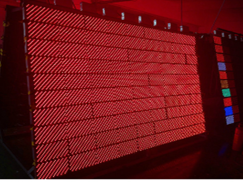 Semi-Outdoor Single Red LED Text Advertising Display Screen