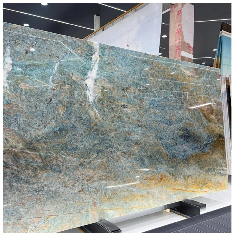 Jeriba Blue Quartzite Slabs for Tiles and Countertops