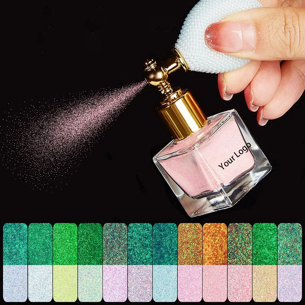 Cosmetics Twinkle Noctilucence Spray Waterproof Charming Glitter Custom Wholesale 1+1 Combination Evening Party Makeup