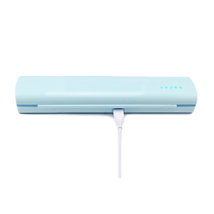6 New Gift Carry Easy UV Travel Case Toothbrush Disinfection Box UV Sterilization Case Toothbrush Sanitizer