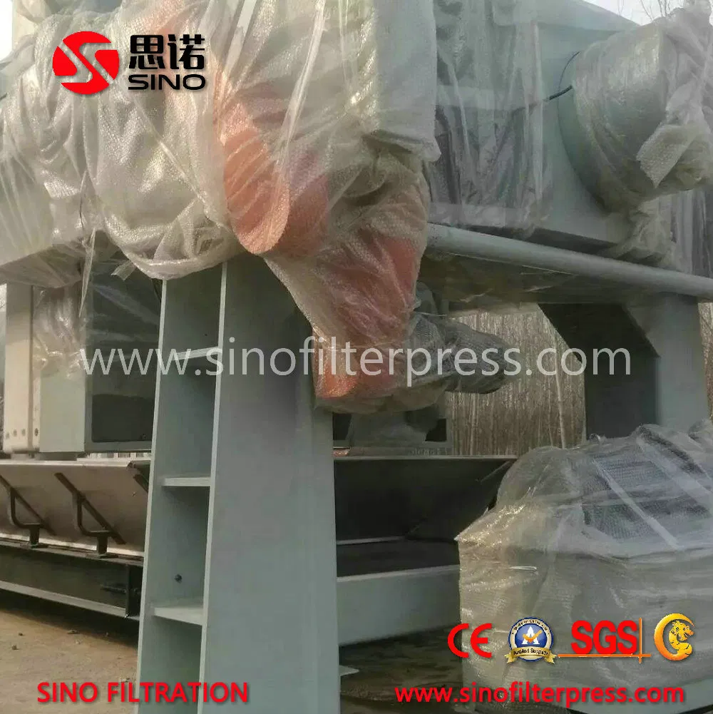 Автоматический мембранный фильтр-пресс для обезвоживания осадка