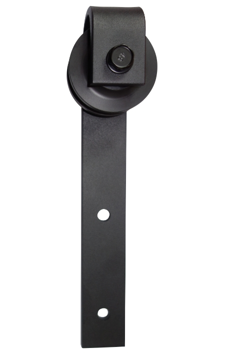 Black Barn Door Hardware Straight Strap Sliding Door Hardware