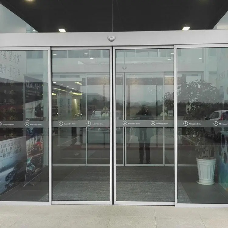 Modern Style High Quality Automatic Sectional Overhead Aluminum Glass Doors for Houses
