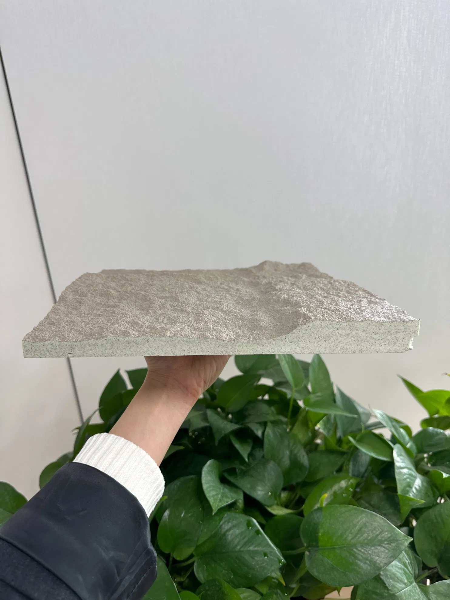 High Faux Stone Effect PU Stone Panel Impact Resistant Low Maintenance Panel