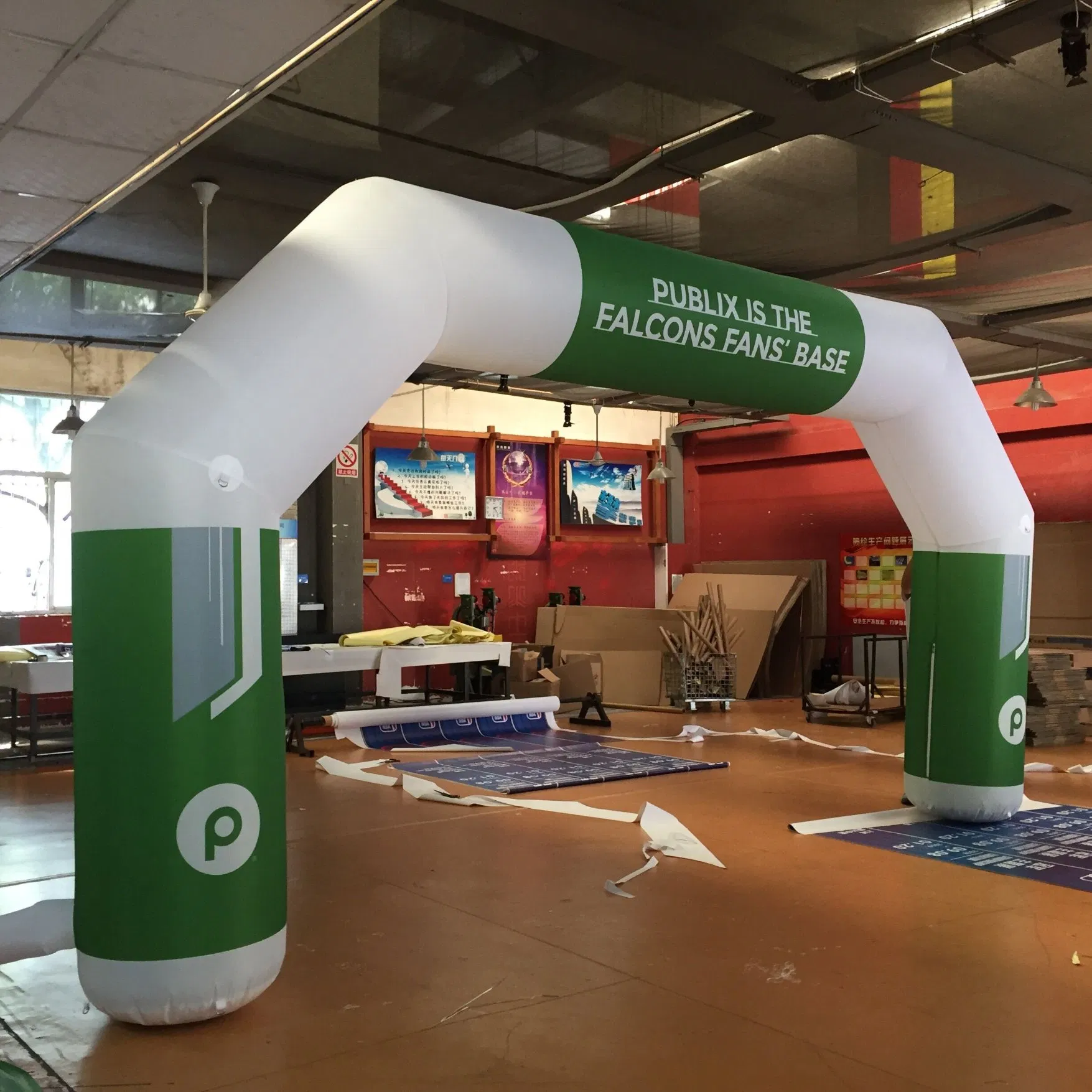 Custom Advertising Sports Meet Start Finish Line Inflatable Archways