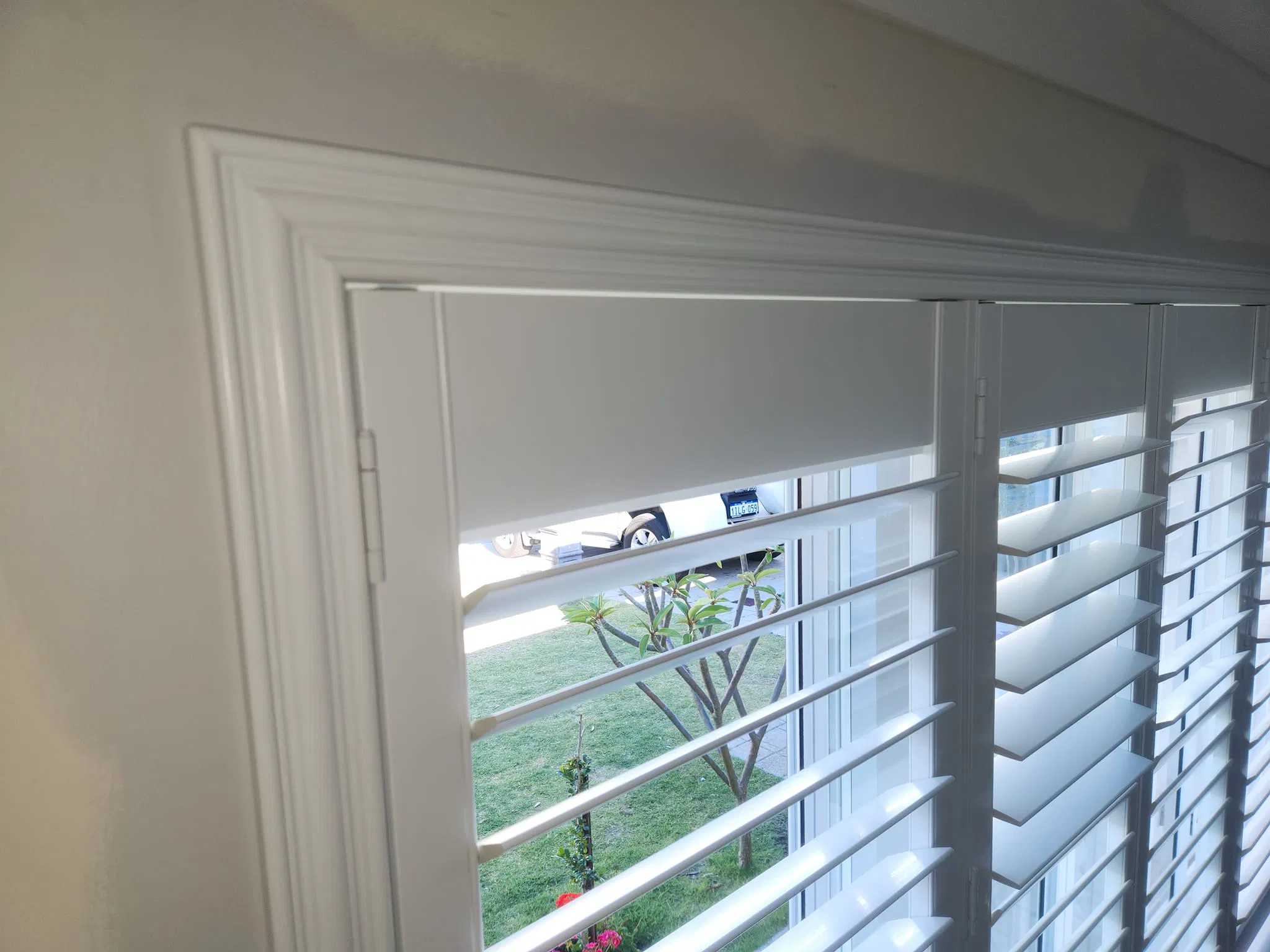 Durable PVC Plastic Blade Plantation Shutter Windows Blinds Shades Shutters Supplier