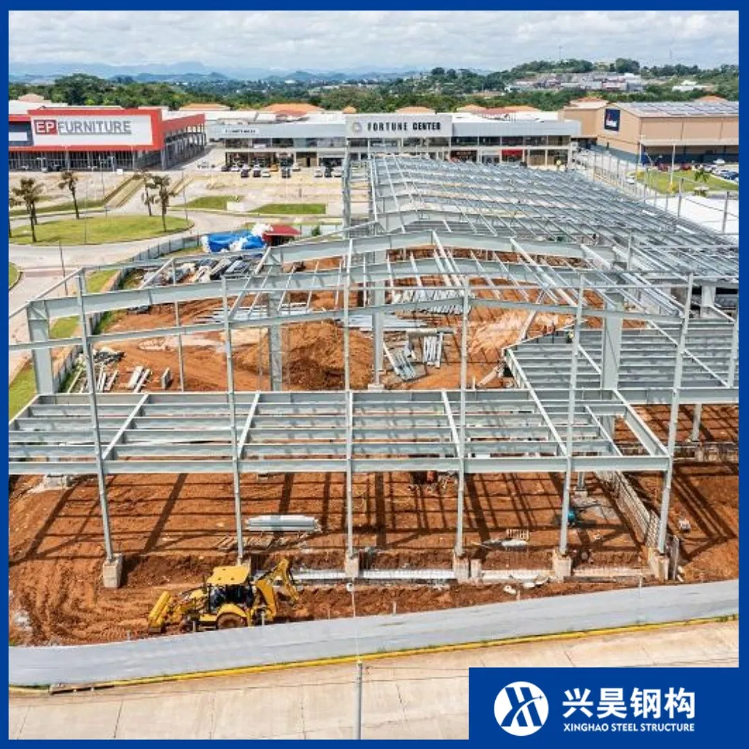 Precision CNC Fabricated Bolt Connection Lightweight Long Span Prefab/Prefabricated Shop Steel Structure