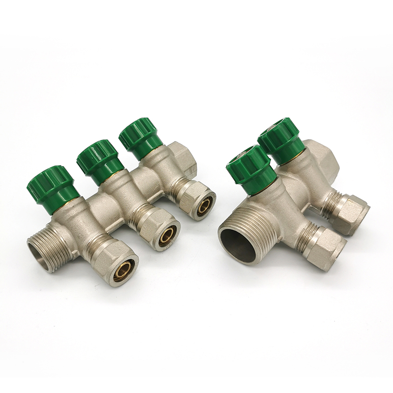 Wholesale Brass Valve Manifold for Water Supply Underfloor Heating HVAC Thermostat Distributor