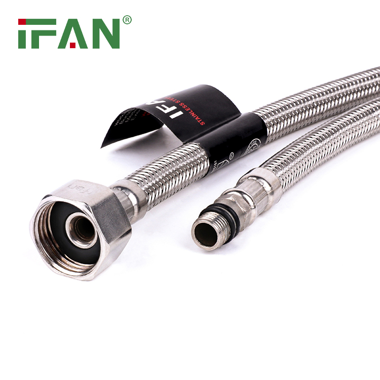 Ifan on Sell Flexible Hose Stainless Steel Braided Hose 30-60cm Braided Hose Pipe