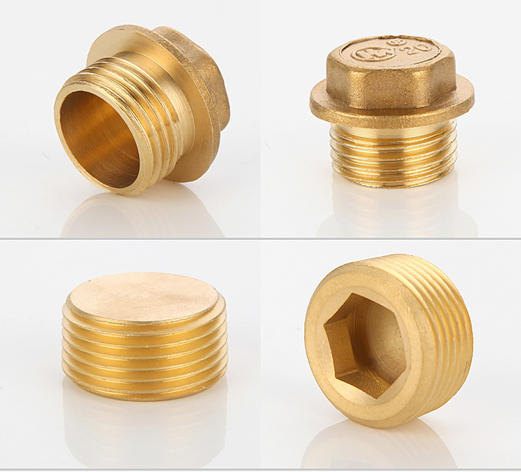 Hex Socket Drive Threaded Screw Type Water Pipe Stopper Plug
