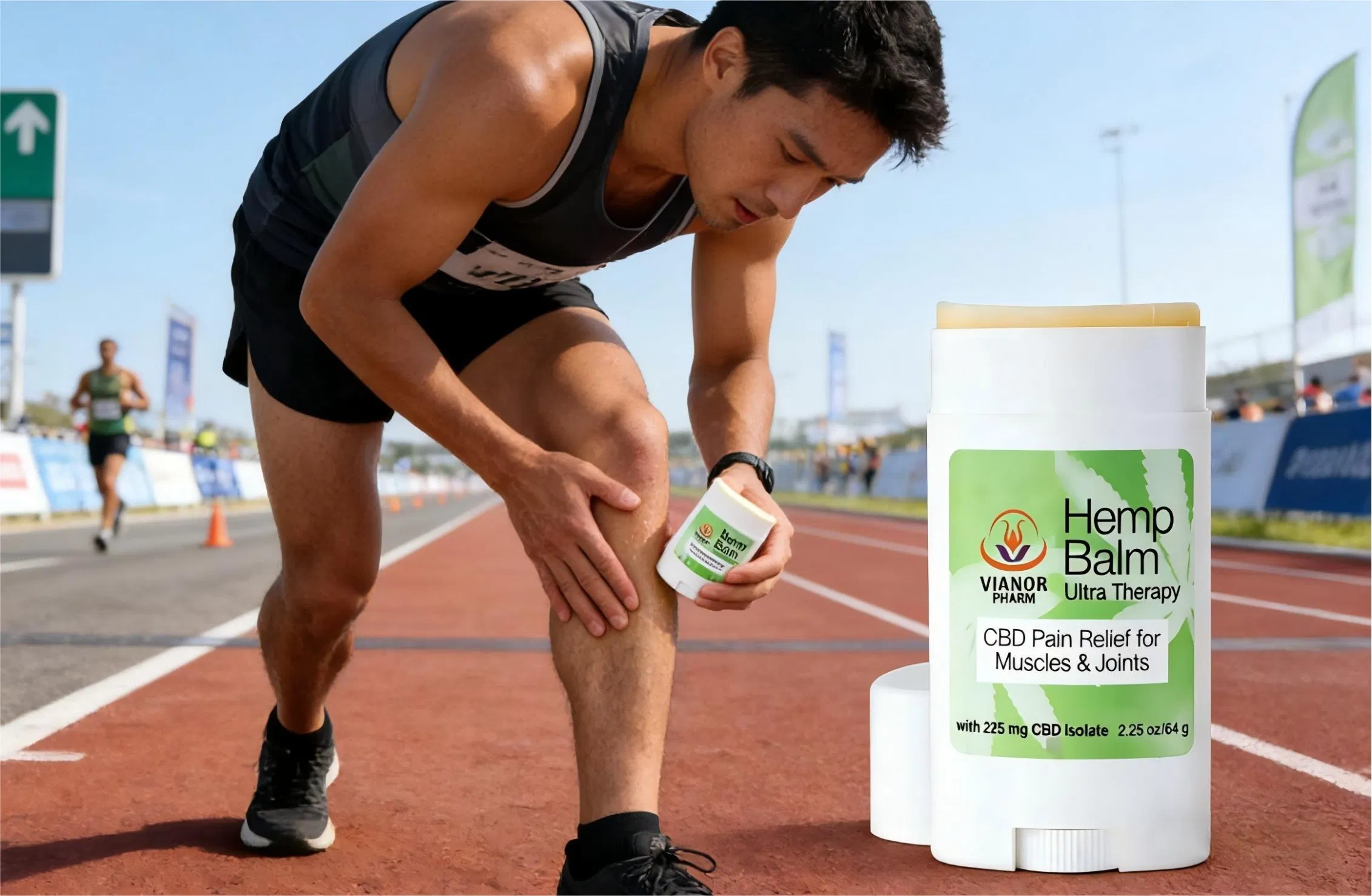 Best Quality Natural Herbal Pain Cream Heel Knee Pain Relieving Stick for Easy Carry