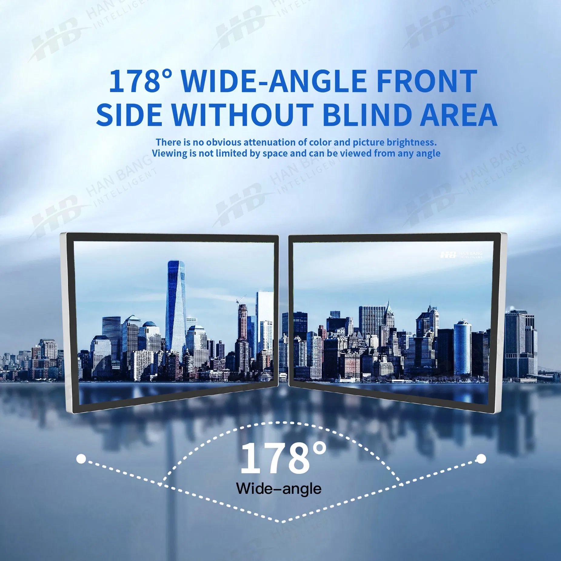 65-дюймовый вертикальный рекламный экран