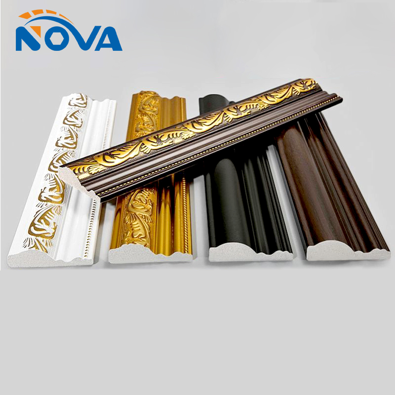 Artistic Moulding Line PS Decorative Ceiling Cornice Mouldings Frame White Skirting Board