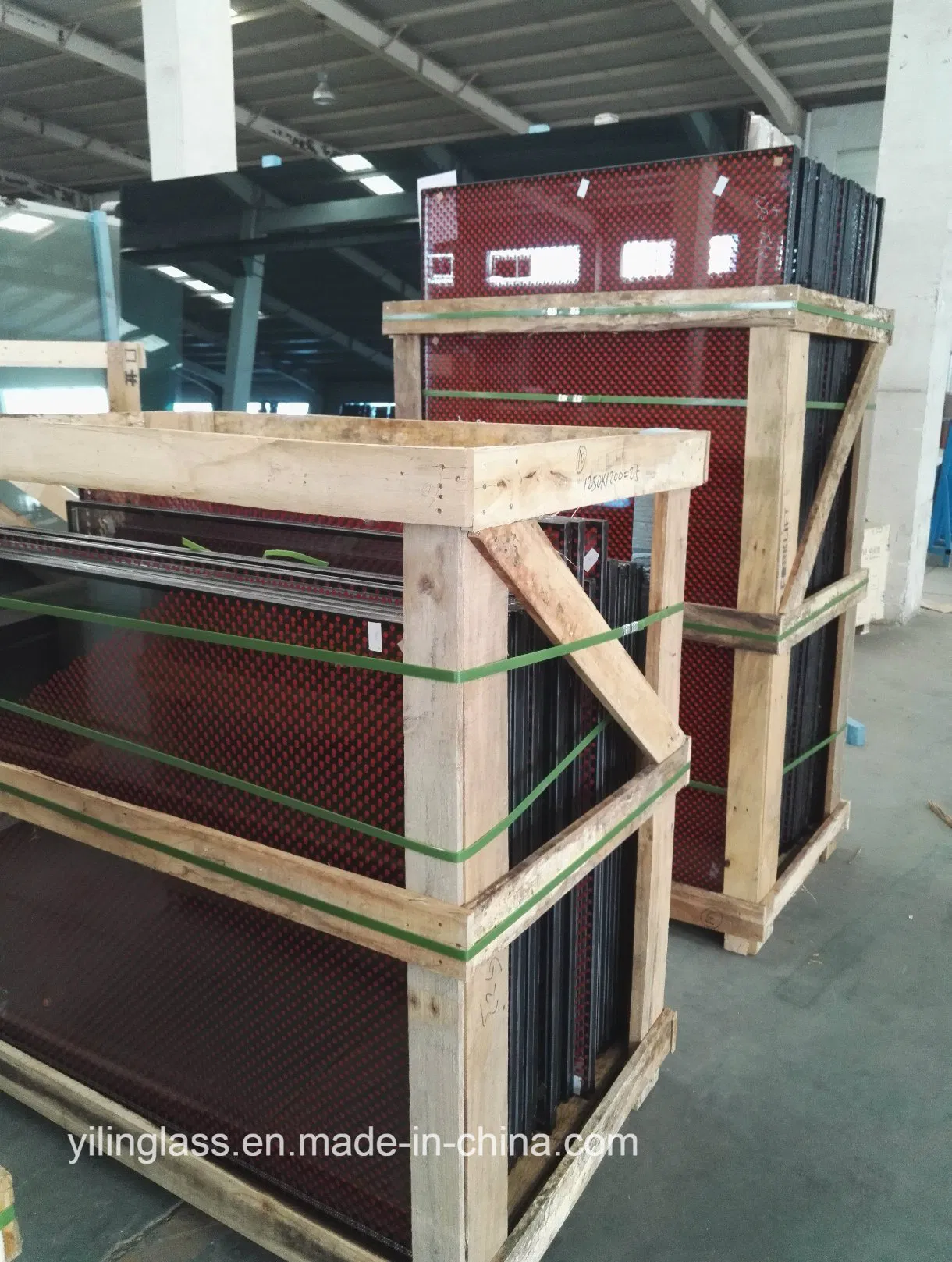 Color Serigraph Insulated Glass with Anti Bird Pattern