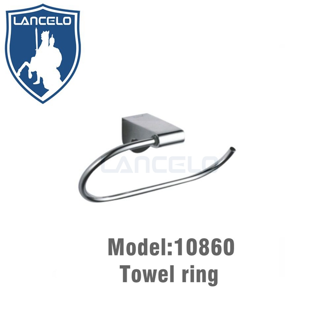 Кольцо для полотенца в ванную, цинковое