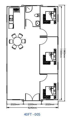 Haorong 2024 Portable Living Container House Australia 20FT 40FT Expandable Container House
