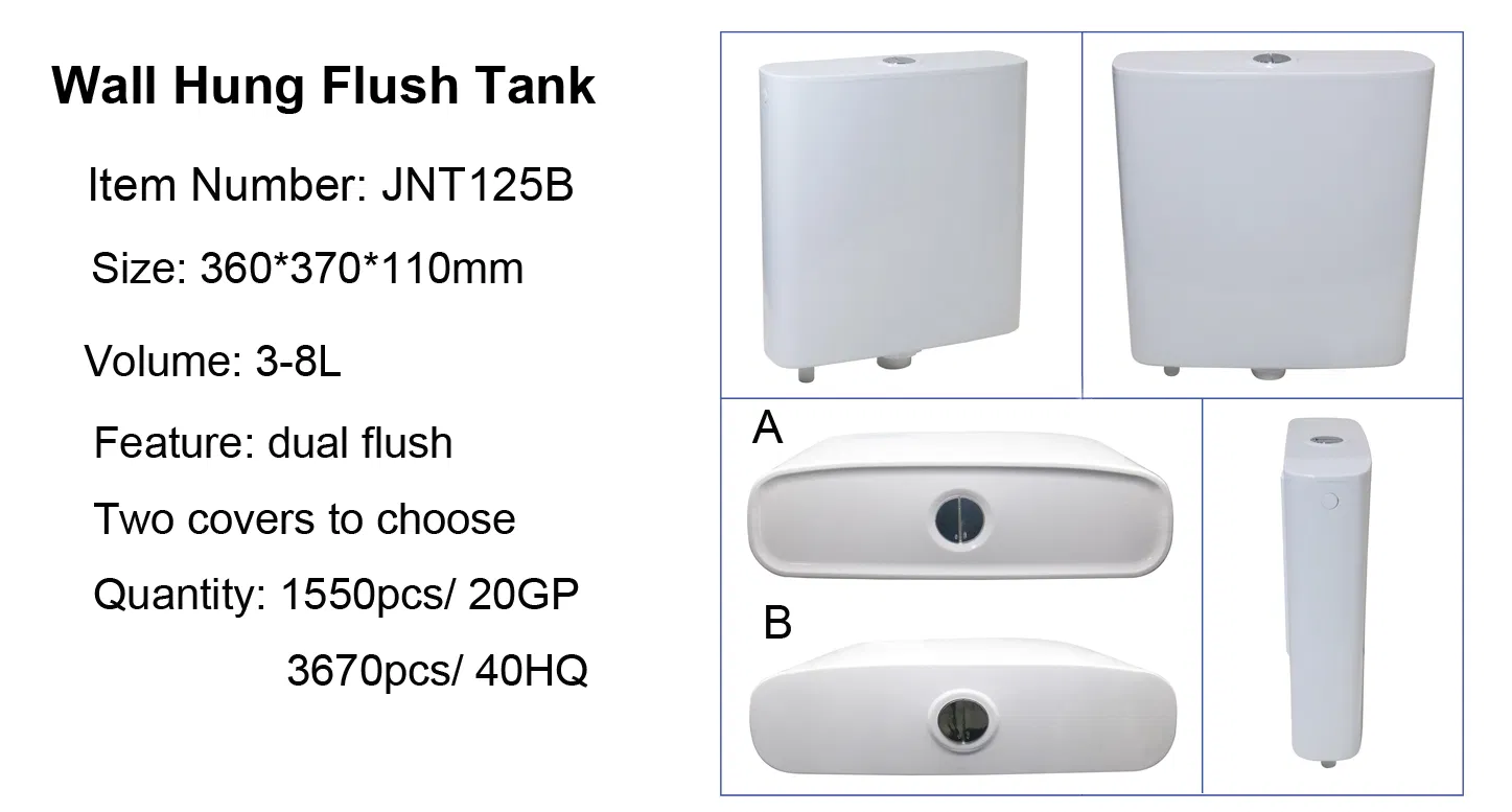 Xiamen Factory Plastic Toilet Water Tank