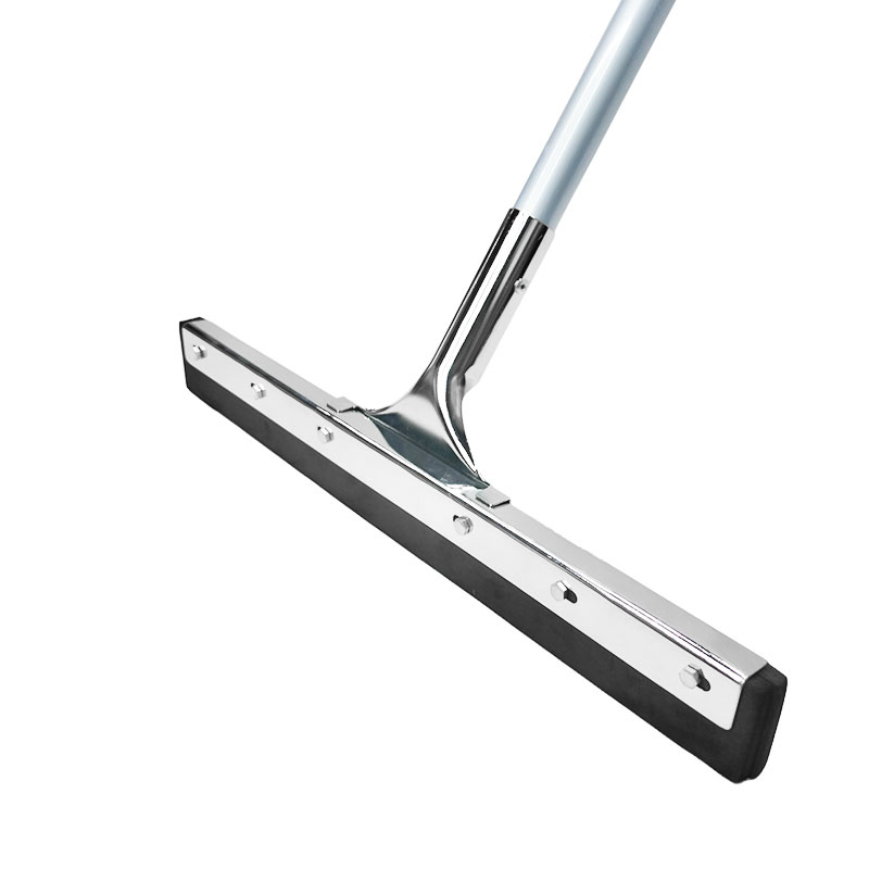 22" Stainless Steel Curved Rubber Squeegee with 53" Long Handle