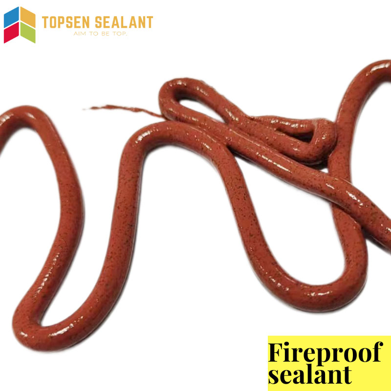 Red Color Fire Rated Acrylic Intumescent Mastic Caulk Sealant