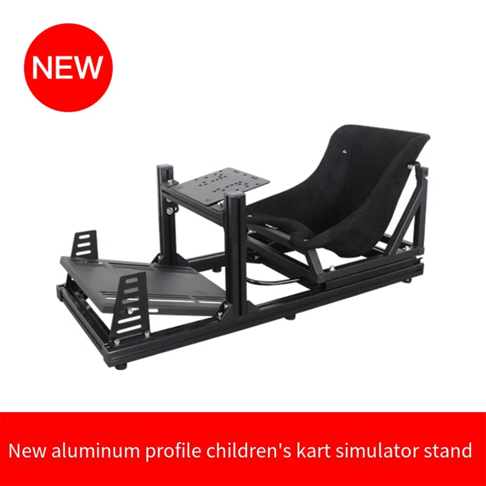New Kids Kart Car Racing Simulator Seat Steering Wheel Stand for Logitech Figmaster Talon Speed Magic Wheels