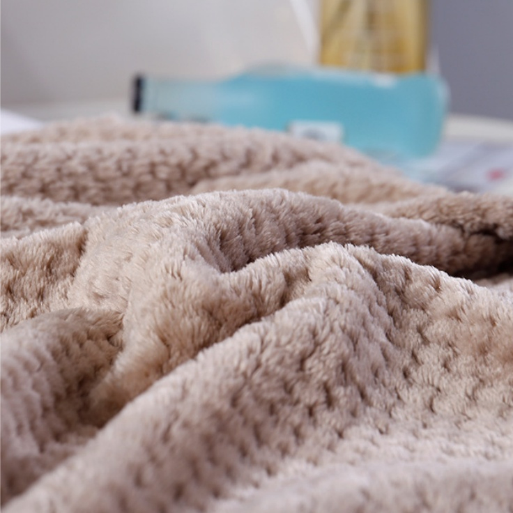 Флисовое одеяло с логотипом, однослойное, для дома и путешествий