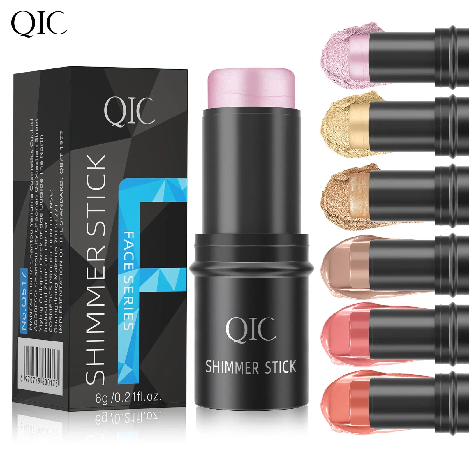 Makeup 6 Colors Long Lasting Cushion Concealer Contour Stick for All Skin Type