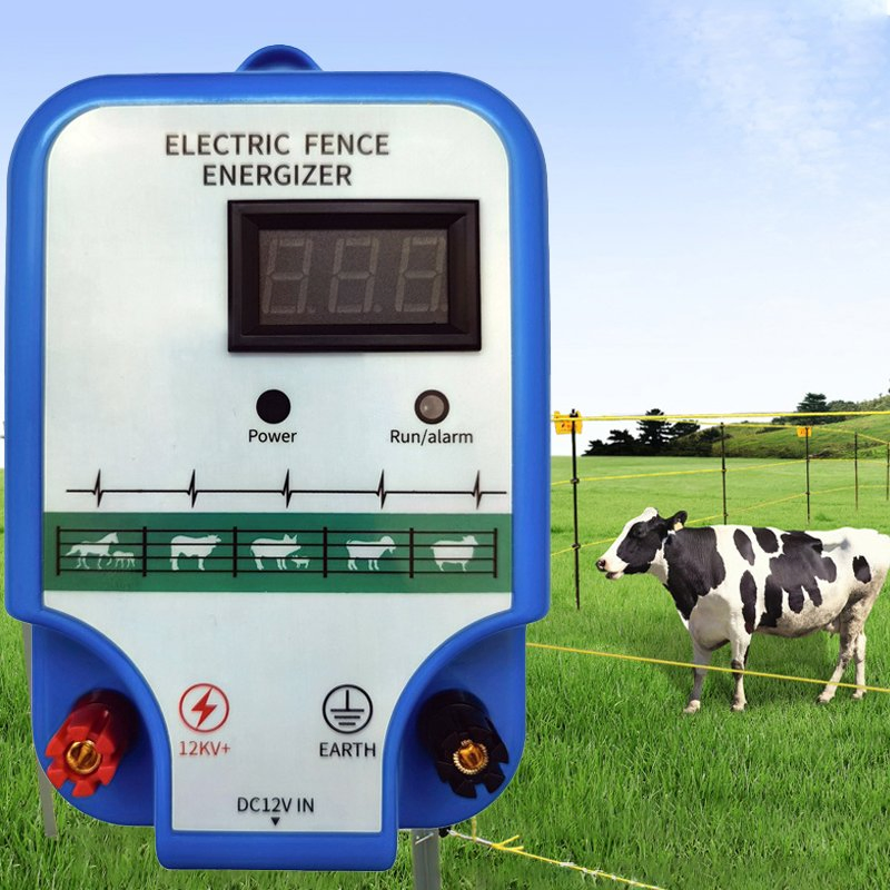 Farm Electric Fence Solar Powered Energizer for House Livestock Solar Fence Energizer