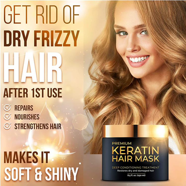 Premium Keratin Hair Mask Professional Treatment Hair Repair Nourishing Mask