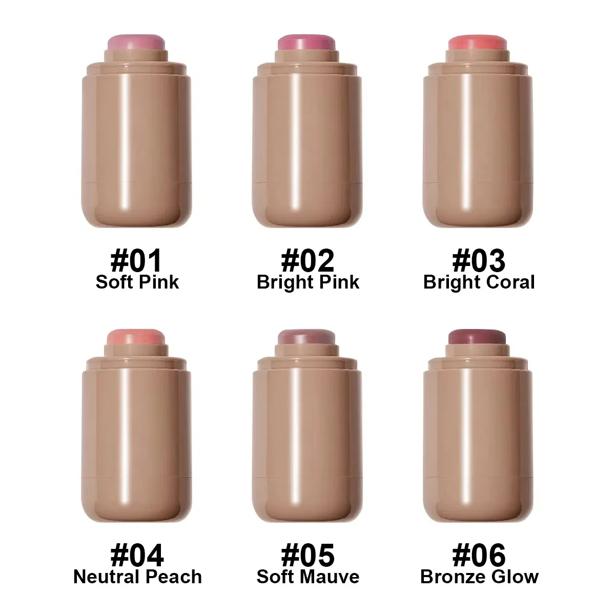 Makeup Versatile 2-in-1 Lip Blush Stick with Matte Finish Private Label