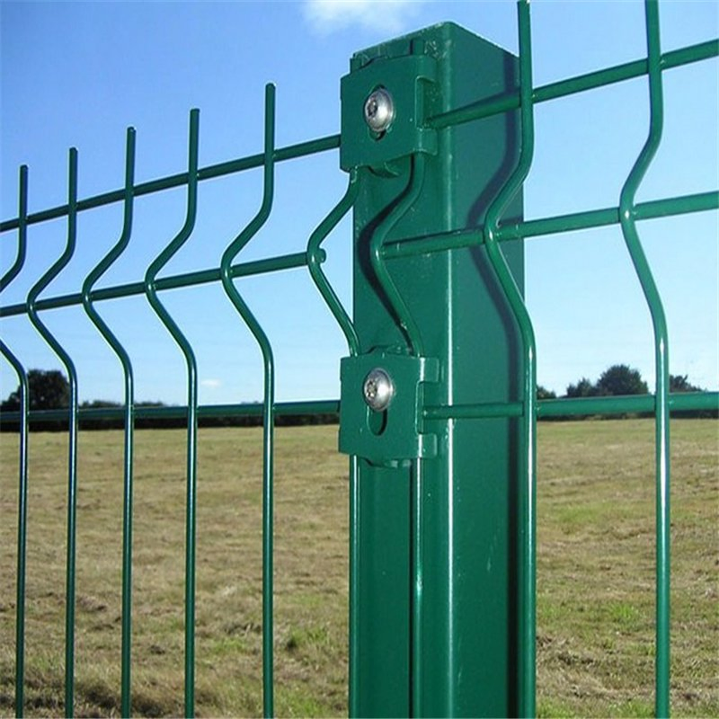 Welded Wire Mesh Outdoor 3D Curvy Panel Steel Fence 3D Welded Mesh Fence 3D Curved Welded Wire Mesh Fence Panel for Garden