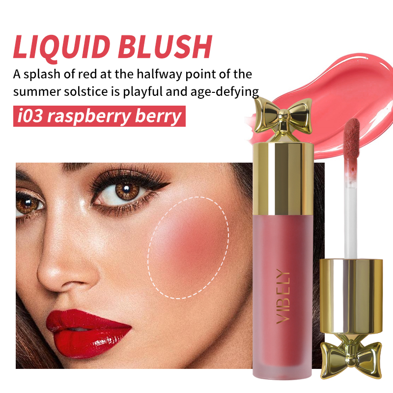 Beauty Makeup Soft Lightweight Vegan Creamy Smooth Contouring Rouge Liquid Blush