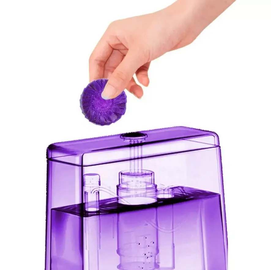 Air Fresheners Blue Purple Automatic Toilet Bowl Cleaner Ball