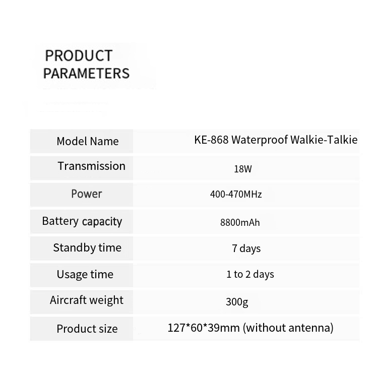 Рация Phexnn UHF Walkie-Talkie, 32 канала, дальность 4 км