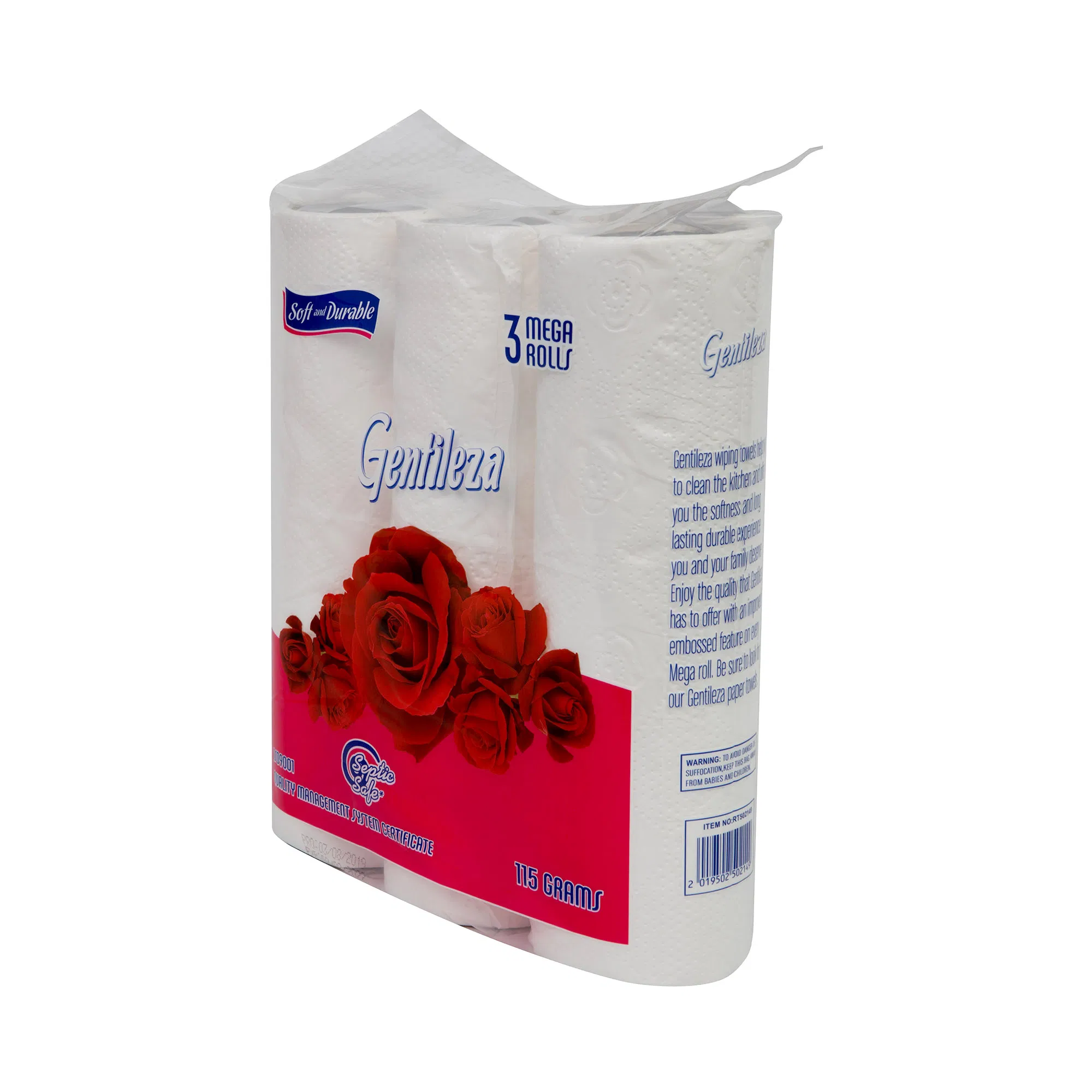 White 3-Grain Packing Absorbent Soft Strong 2 Ply Kitchen Towel Paper