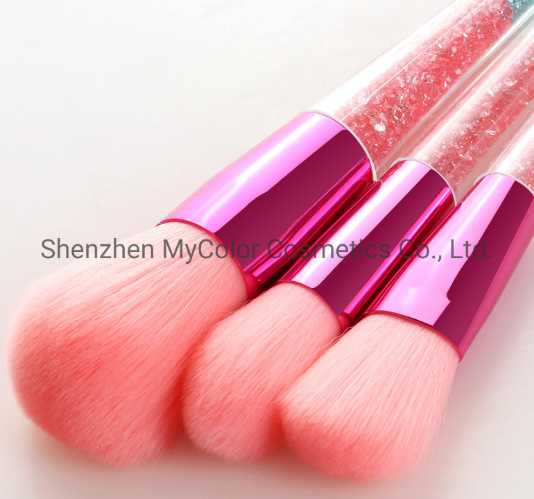 Portable Makeup Brushes Set Premium Synthetic Blush Bronzer Eyeshadow Brush Set Maquillaje