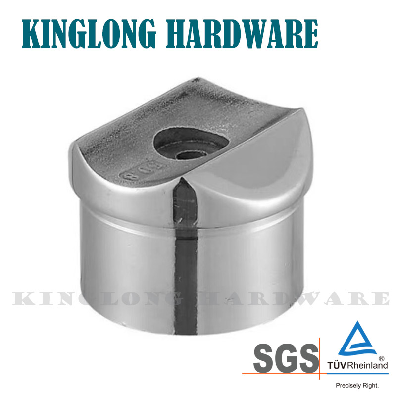 Stainless Steel Handrail Fitting Tube Channel Fitting Top Support