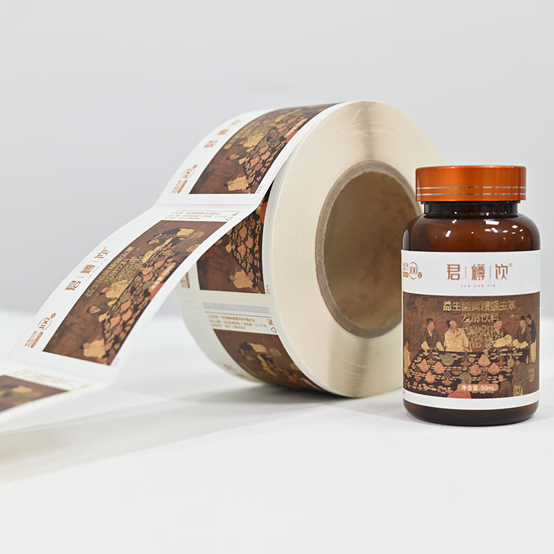 Customized Label Sticker Printing Personalized Stickers Die Cut Package Sticker Label
