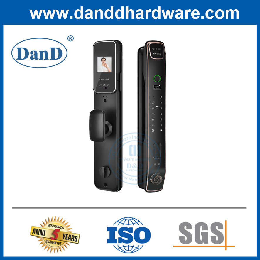 Digital Handle Biometric Fingerprint Face Recognition Security Face Recognition Smart Door Lock