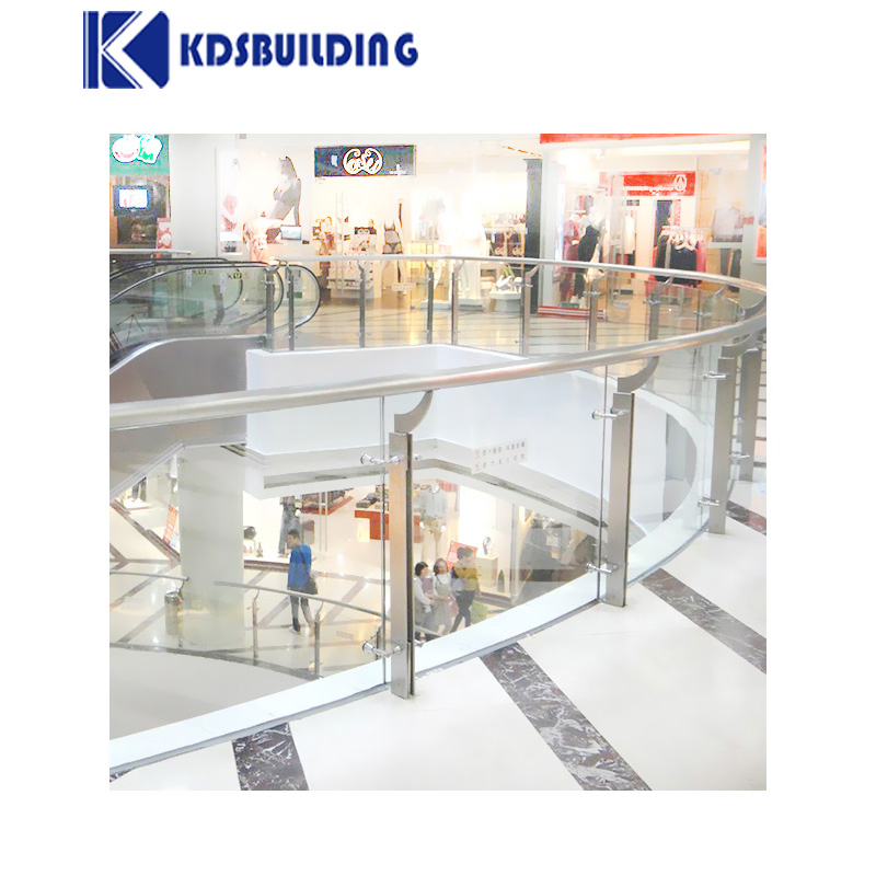 Modern Security Glazed Handrail Stainless Balusters Decorative Laser Cutting Panels Balcony Railing