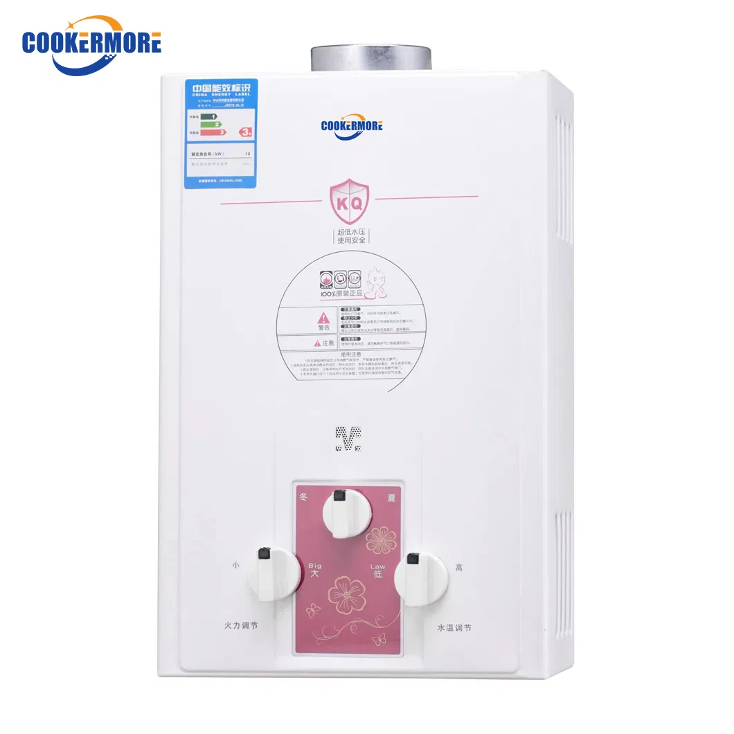 Zero Water Pressure Heat Exchanger Gas Geyser Tankless Gaz Water Heater