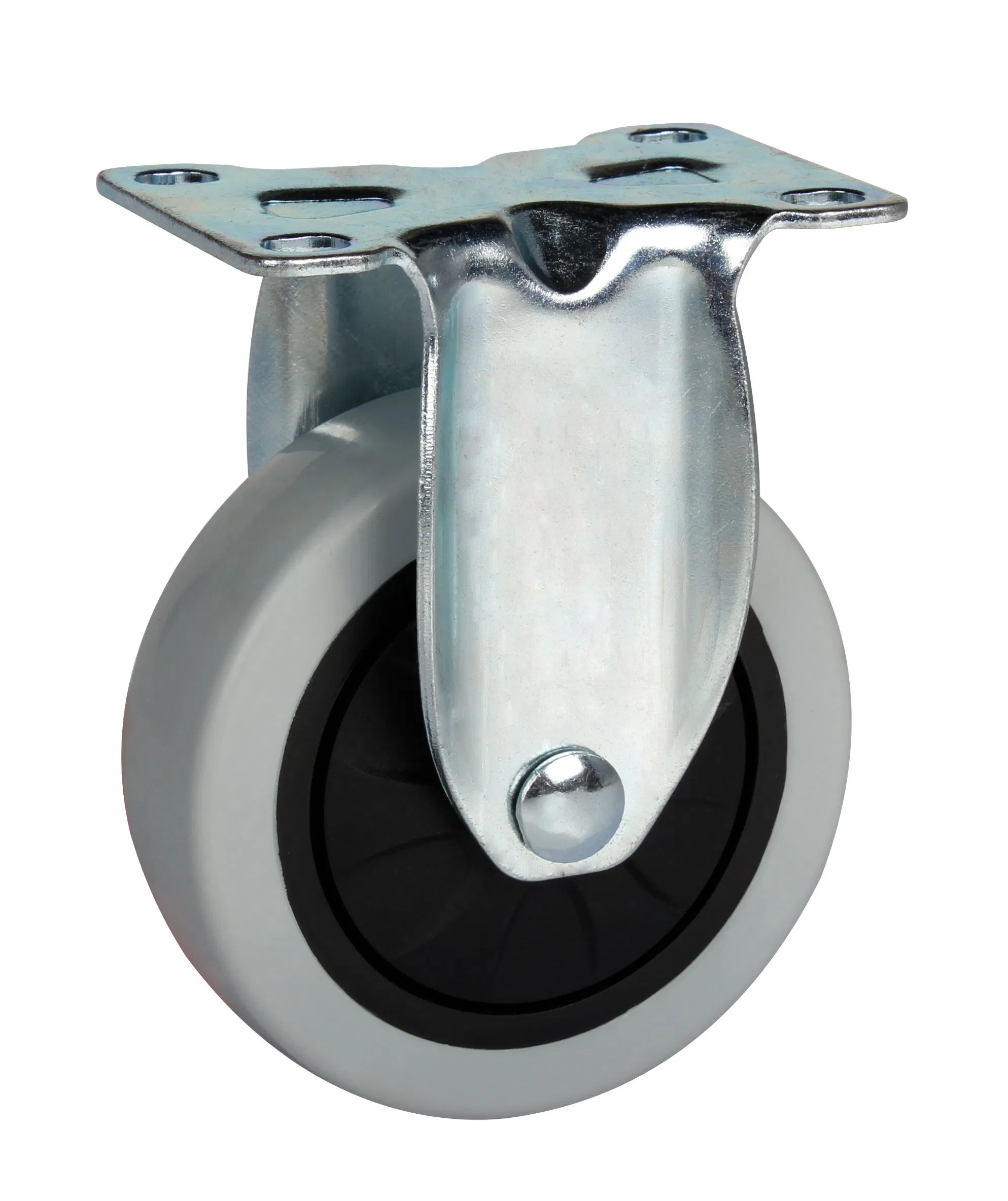 Durable Industrial Caster Wheel with Easy Brake Installation Options