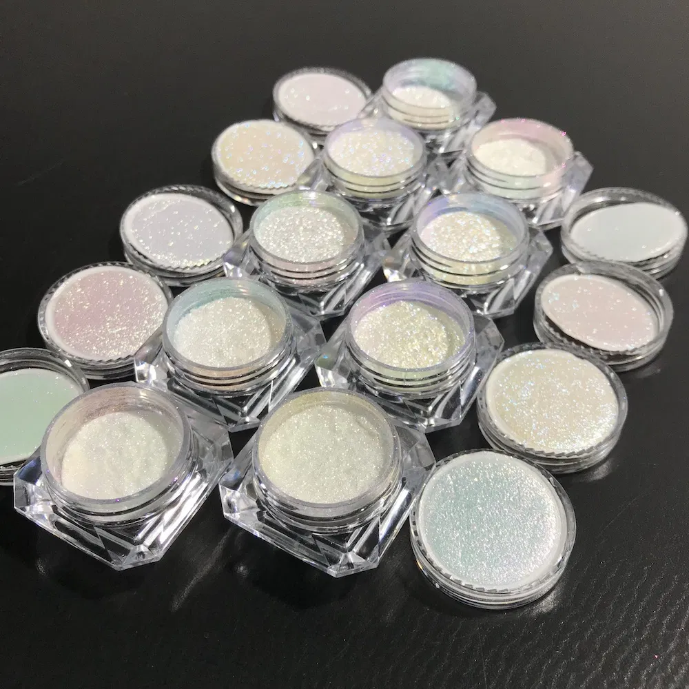 Chrome Powder Loose Glitter Private Label Makeup Mica Powder Holographic Pigments