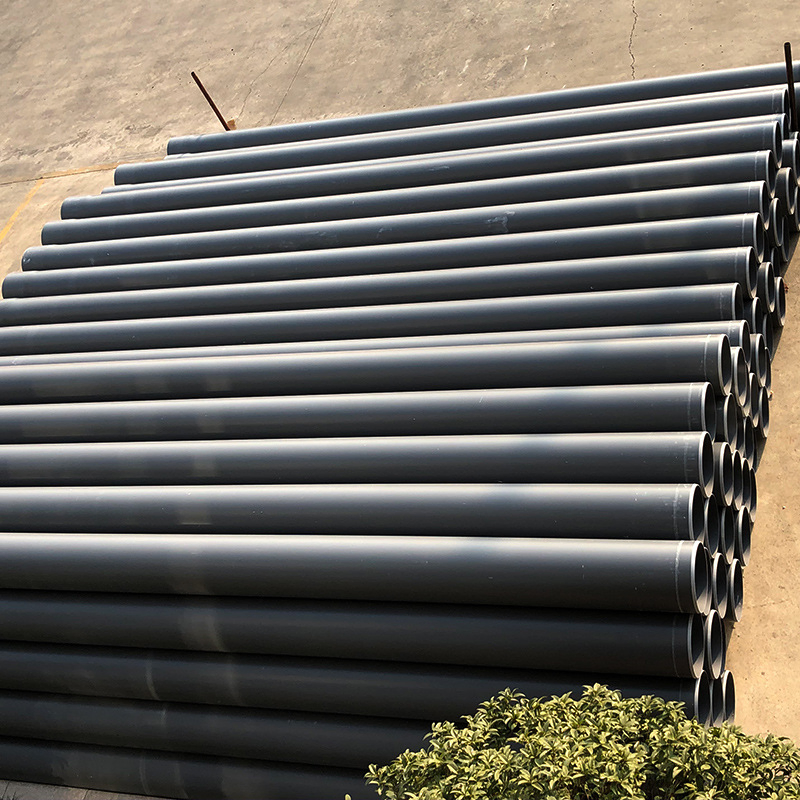 Heavy-Duty PVC Sewage Pipe: Corrosion-Proof Lightweight Construction Drainage Tube