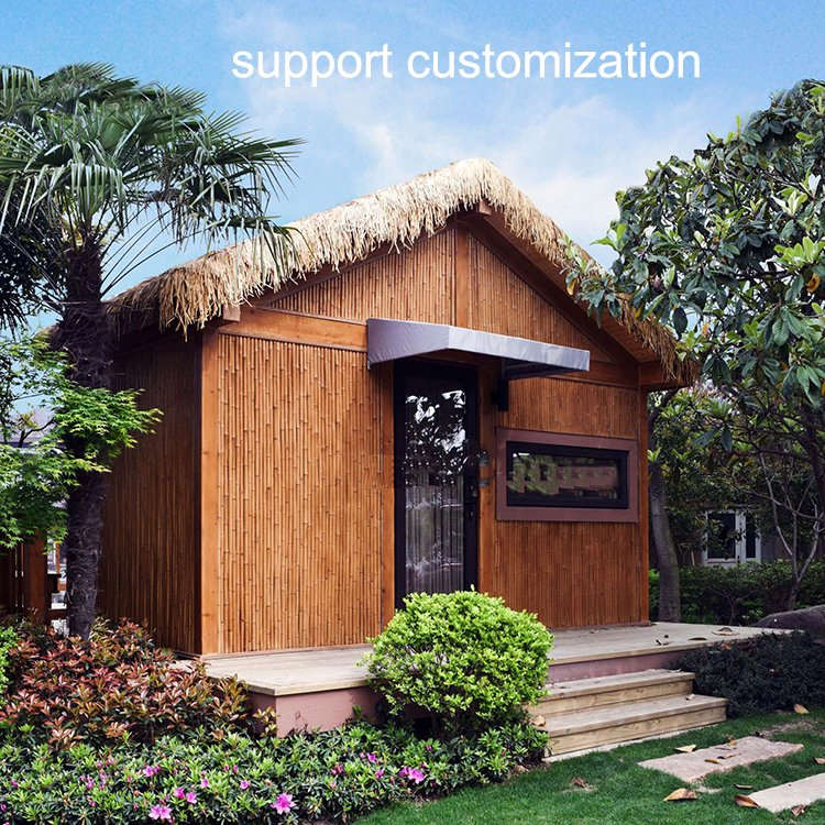 Rustic Home Thatched Wooden House Prefabricated Houses Australia Builders Design Small Modular House Kits