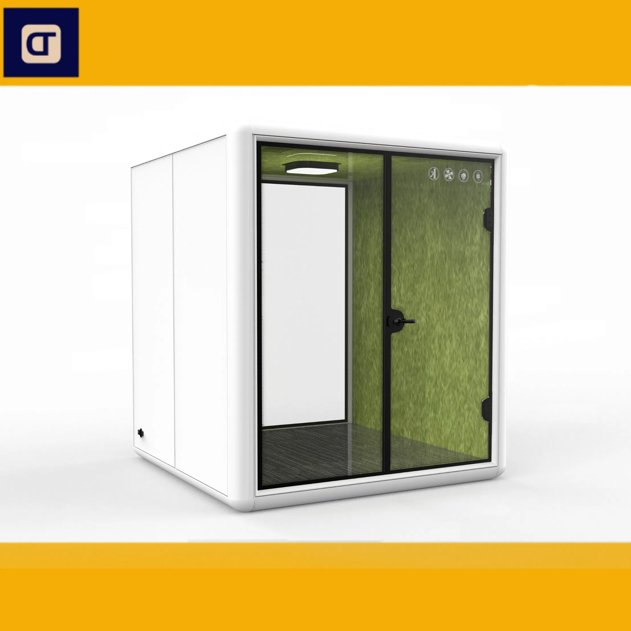 Prefab House Luxury 2 Person Office Pod Fast Assemble Silent Conference Room Individual Pod
