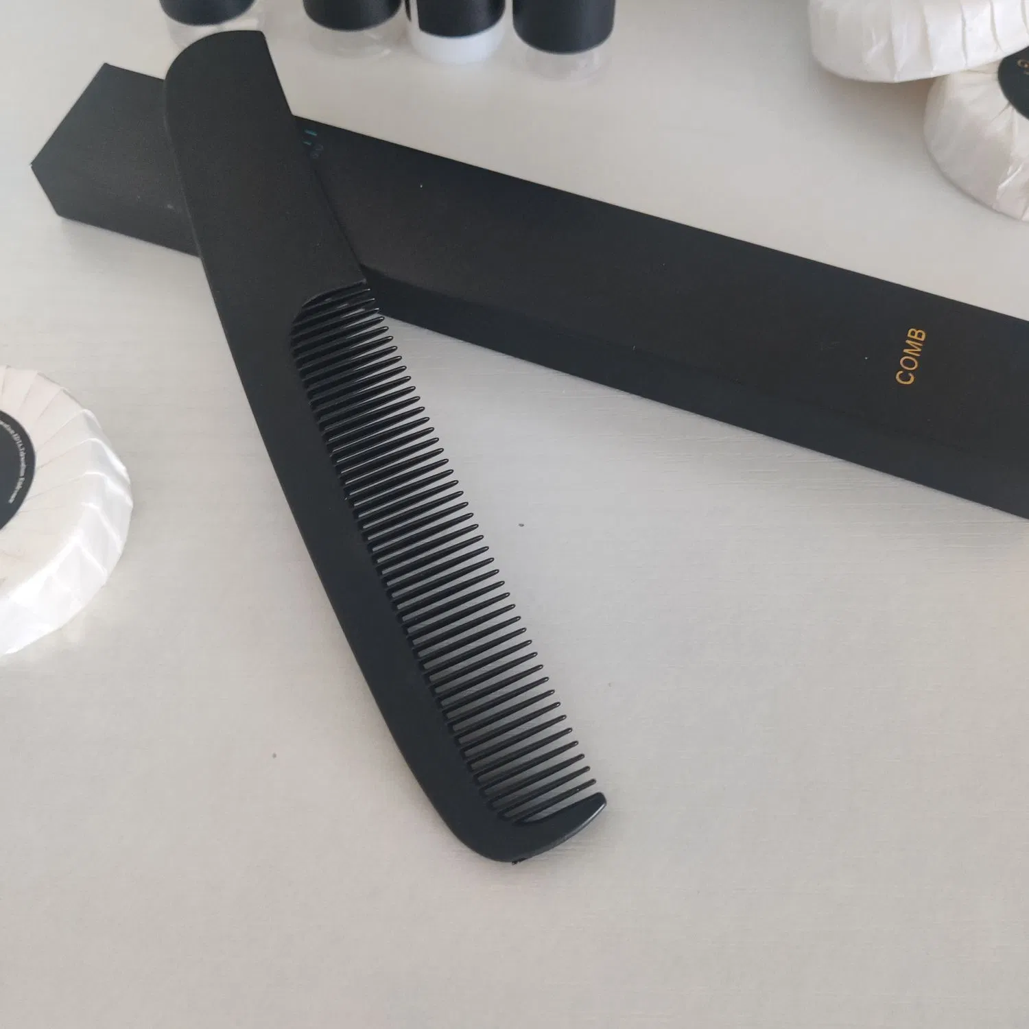 EEC Friendly Biodegradable Wheat Disposable Hotel Comb