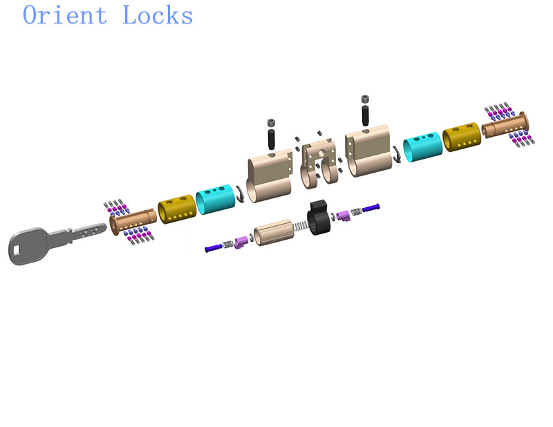 High Precision Computer Modular Lock Cylinder
